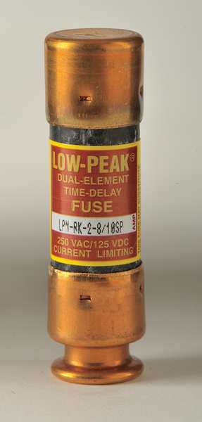 Fuse, Time Delay, 2-8/10A, LPN-RK-SP Series, 250V AC, 125V DC, 2