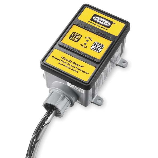 GFCI, Hard Wired, 120/240V, 30A, Yellow