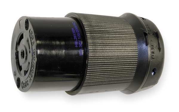 30A Locking Connector 4P 5W 120/208VAC L21-30R BK