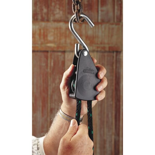 Rope Ratchet, Hook, 15 ft.L, Polypropylene