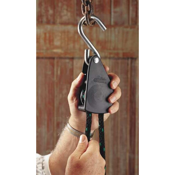 Rope Ratchet, Hook, 15 ft.L, Polypropylene