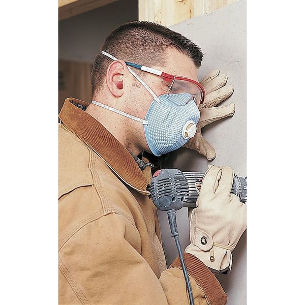 N95 Disposable Respirator, Exhalation Valve, 2300 Series, Molded, Dual Headstrap, M/L, Pack of 10