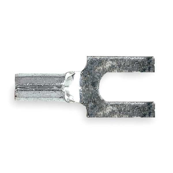 16-14 AWG Non-Insulated Block Fork Terminal #8 Stud PK100