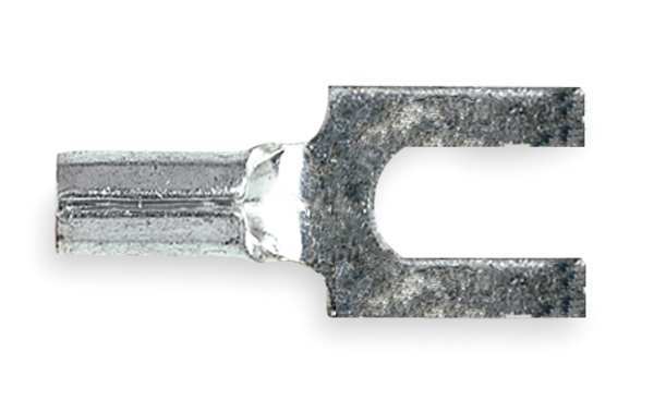 16-14 AWG Non-Insulated Block Fork Terminal #10 Stud PK100