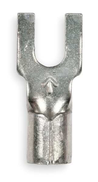 12-10 AWG Non-Insulated Block Fork Terminal #10 Stud PK50