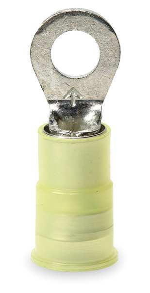 12-10 AWG Nylon Ring Terminal #6 Stud PK50