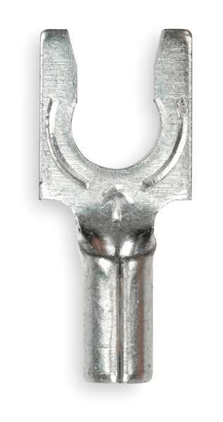 12-10 AWG Non-Insulated Locking Fork Terminal #10 Stud PK50