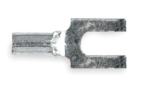 16-14 AWG Non-Insulated Fork Terminal #8 Stud PK100