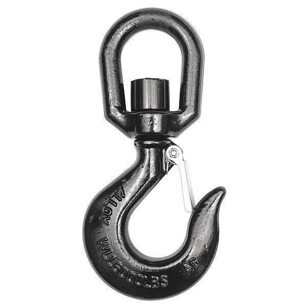 Slip Hook, Alloy Steel, G80,6000 lb.