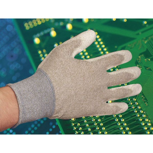 Antistatic Gloves, Gray, XS, PR