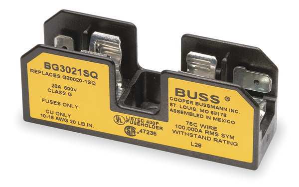 Fuse Block, Industrial, 20A, 1 Pole