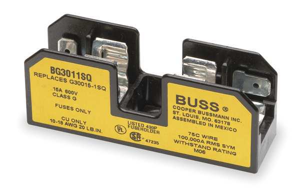 Fuse Block, Industrial, 15A, 1 Pole
