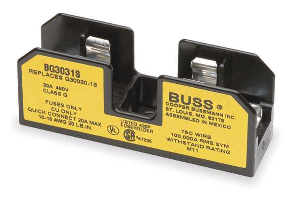 Fuse Block, Industrial, 30A, 1 Pole