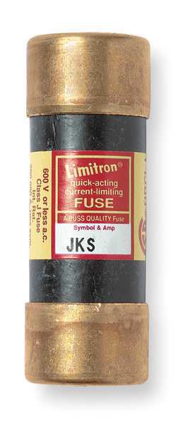 Fuse, Fast Acting, 4A, JKS Series, 600V AC, Not Rated, 2-1/4