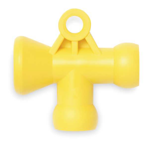 Flex Hose T Fitting, Acid Resistant, PK2