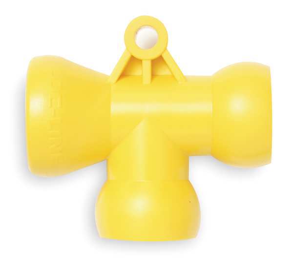 Flex Hose T Fitting, Acid Resistant, PK2