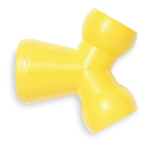 Flex Hose Y Fitting, Acid Resistant, PK2