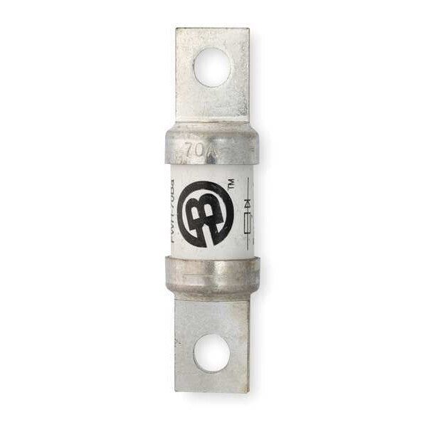 Semiconductor Fuse, Fast Acting, 70 A, FWH-A Series, 500V AC, 500V DC, 3-5/8