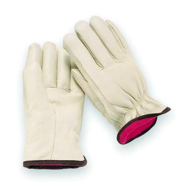 Leather Drivers Gloves, Cowhide, M, PR