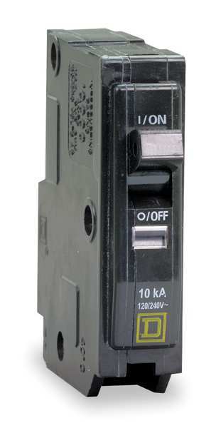 Miniature Circuit Breaker, 35 A, 120/240V AC, 1 Pole, Plug In Mounting Style, QO Series