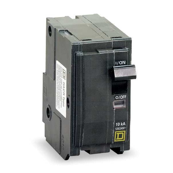 Miniature Circuit Breaker, 175 A, 120/240V AC, 2 Pole, Plug In Mounting Style, QO Series
