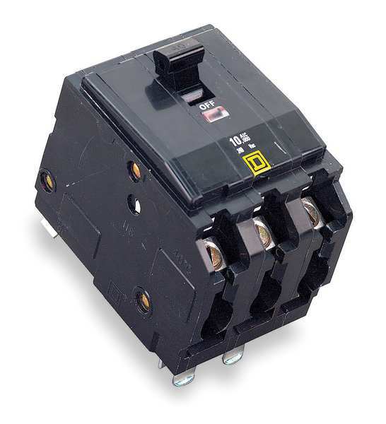 Miniature Circuit Breaker, 80 A, 120/240V AC, 3 Pole, Plug In Mounting Style, QO Series