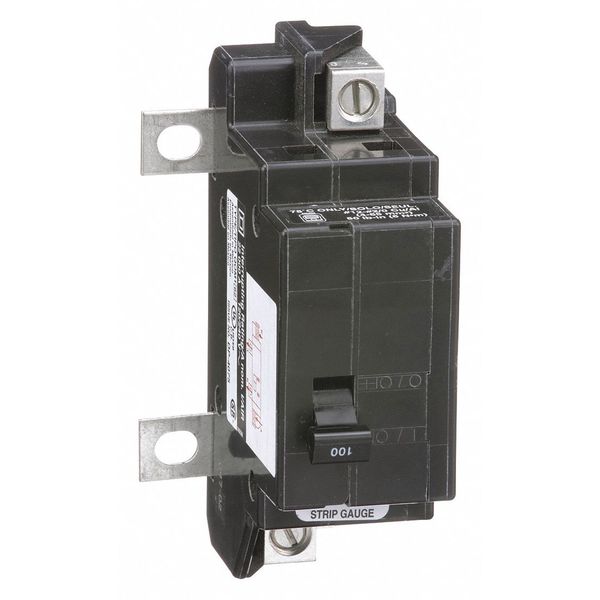 Miniature Circuit Breaker, 100 A, 120/240V AC, 2 Pole, Bolt On Mounting Style, QOM Series