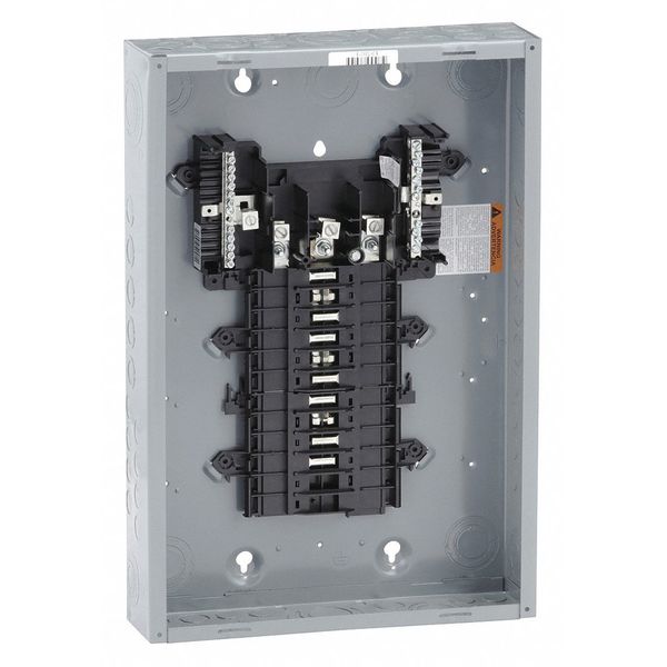 Load Center, 20 Spaces, 125 A Amps, 208Y/120/240V AC, QO Circuit Breaker Type