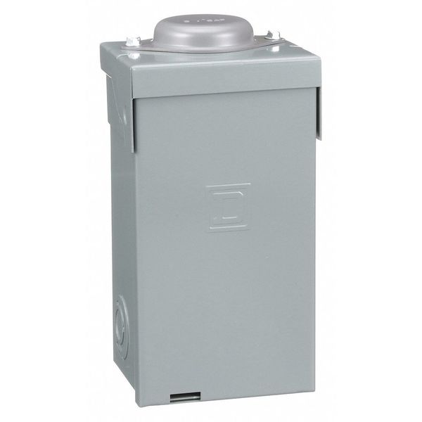 Load Center, 2 Spaces, 70 A Amps, 120/240V AC, HOM Circuit Breaker Type