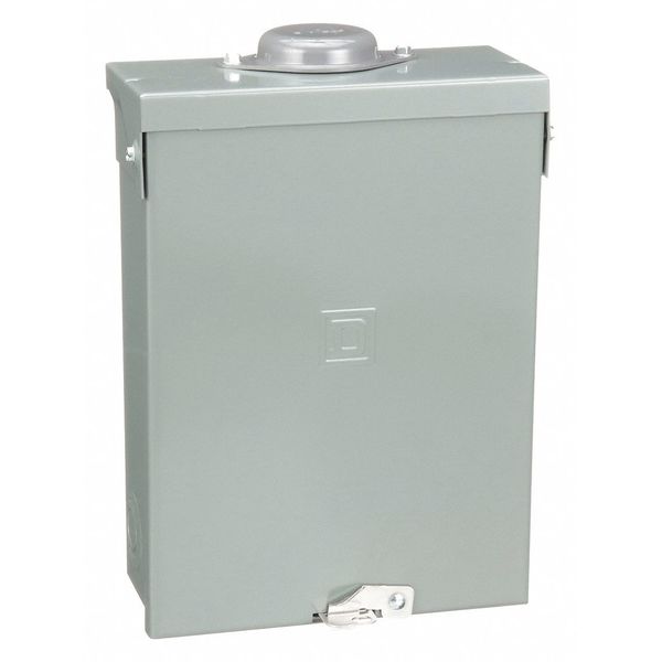 Load Center, 6 Spaces, 100 A Amps, 120/240V AC, HOM Circuit Breaker Type