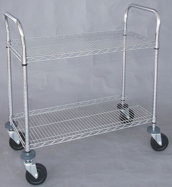 Wire High Cart, Heavy Duty, 18x36x39 In