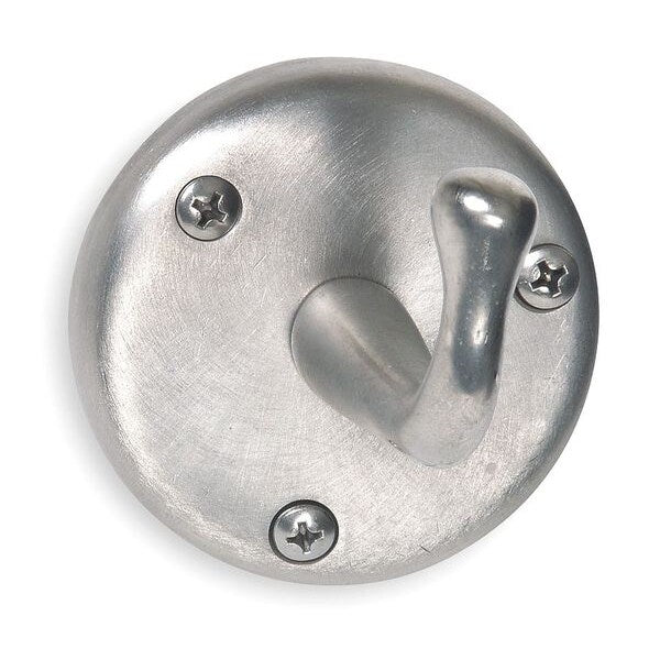 Bathroom Hook, 1 Hook, 3-1/4In D, Satin
