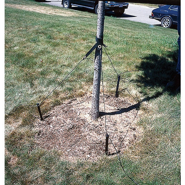 Tree Stake Kit, Polypropylene, Black