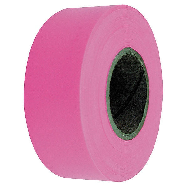 Flagging Tape, Fluorescent Pink, 150 ft