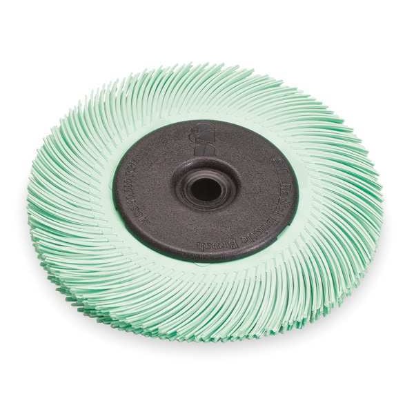 Radial Bristle Brush, T-C, 6x7/16, 1 Micron
