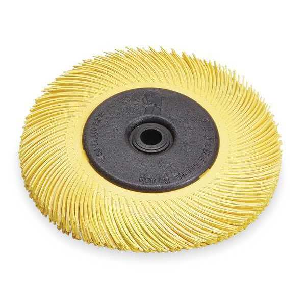 Radial Bristle Brush, T-C, 6 Diax7/16W, 80G