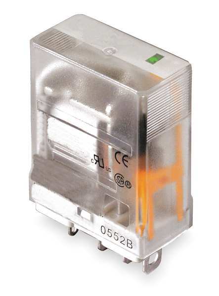 General Purpose Relay, 240V AC Coil Volts, Square, 5 Pin, SPDT
