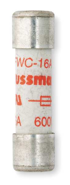 Semiconductor Fuse, Fast Acting, 16 A, FWC-A10F Series, 600V AC, 700V DC, 1-1/2