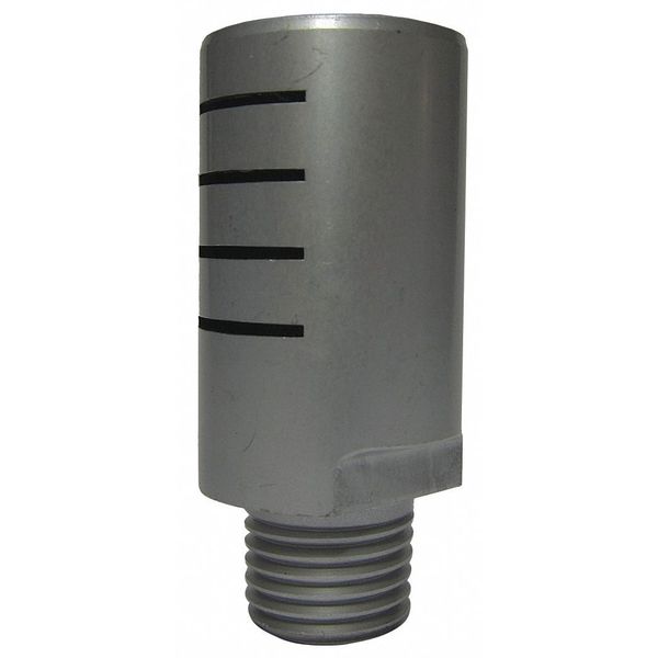Silencer Muffler, 1/4 In MNPT, 5/8 In Hex