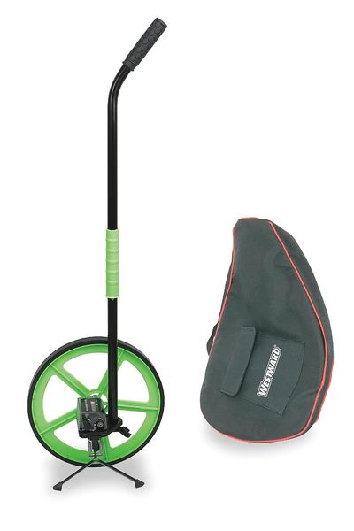 Measuring Wheel W/Stand, 3 Ft, Wt 42.3 Oz