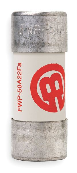 Semiconductor Fuse, Fast Acting, 50 A, FWP-A22F Series, 700V AC, 700V DC, 2-9/32