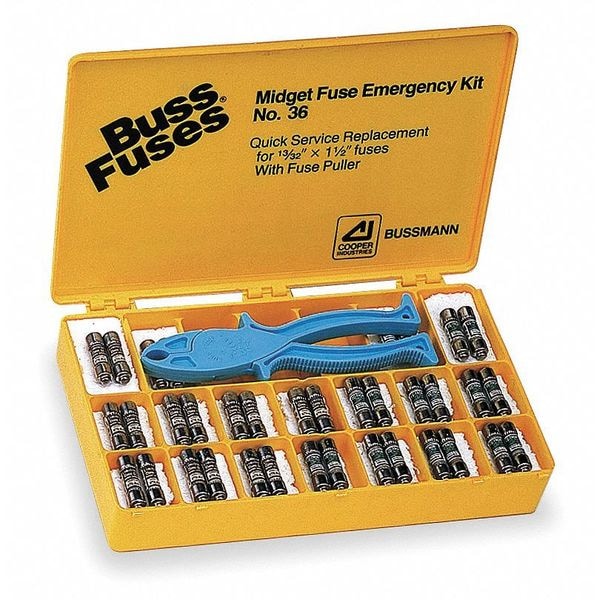 Fuse Kit, 36, FNQ-R, KTK-R, CC/Midget