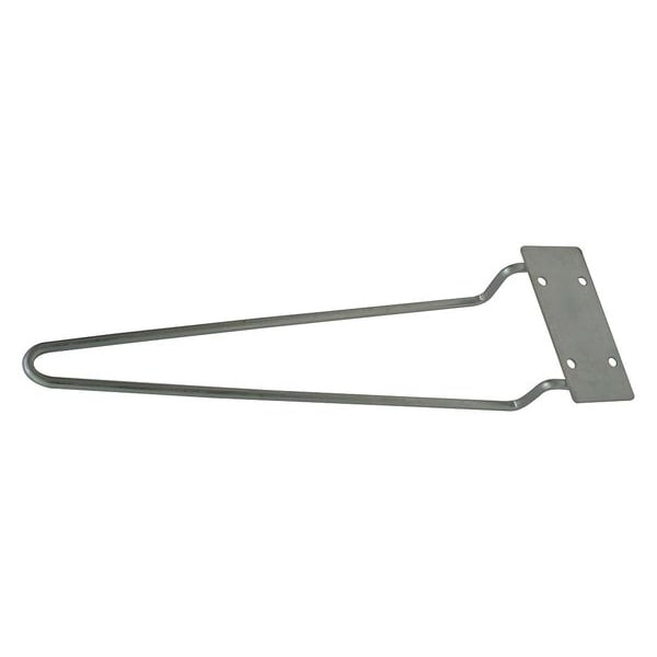 Traffic Cone Holder, Steel, 22 in H, 6 3/4 in W, Gray