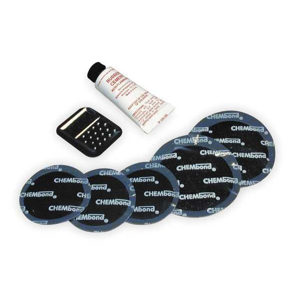 Tire Repair Boot, 3-3/16 In L, 3-3/16 In W