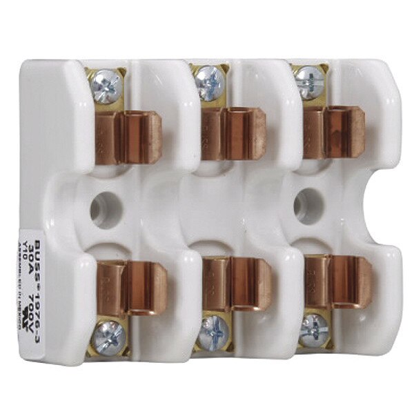 Fuse Block, Industrial, 30A, 3 Pole
