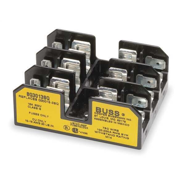 Fuse Block, Industrial, 15A, 3 Pole