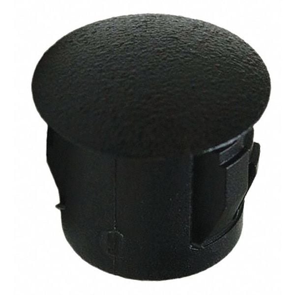 Hole Plug, Hole D 13/16 In, Blk, PK25