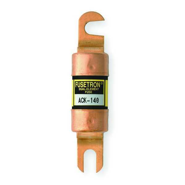 Forklift Limiter Fuse, Time Delay, 140 A, ACK Series, Not Rated, 72V DC, 3-3/4