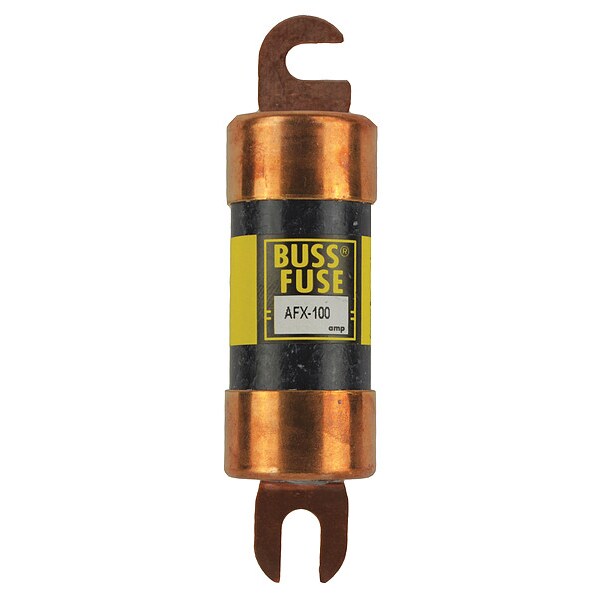 Semiconductor Fuse, Fast Acting, 100 A, AFX Series, 125V AC, 125V DC, 3-1/2