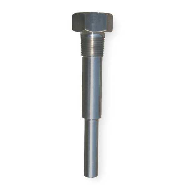 Industrial Thermowell, 304SS, 1-1/4-18